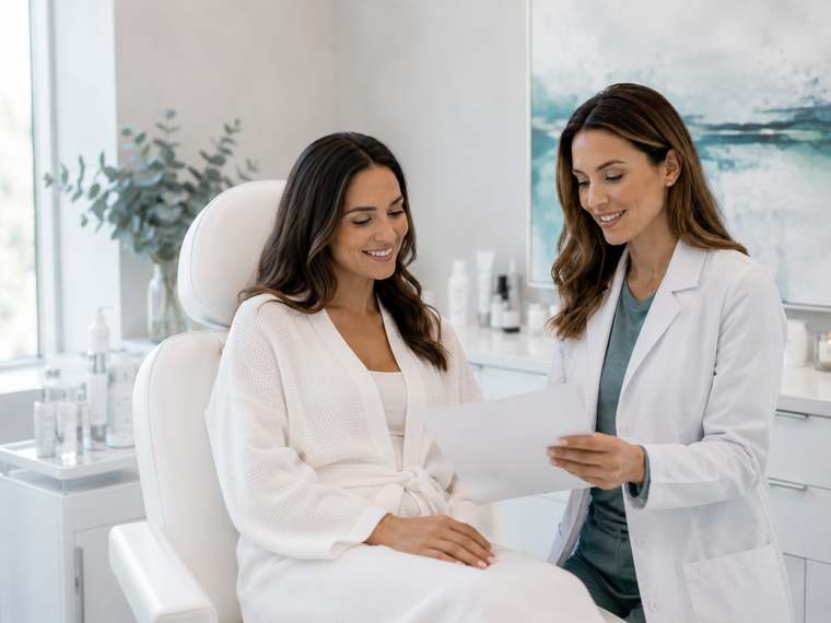 Aesthetic clinic consultation scene 5